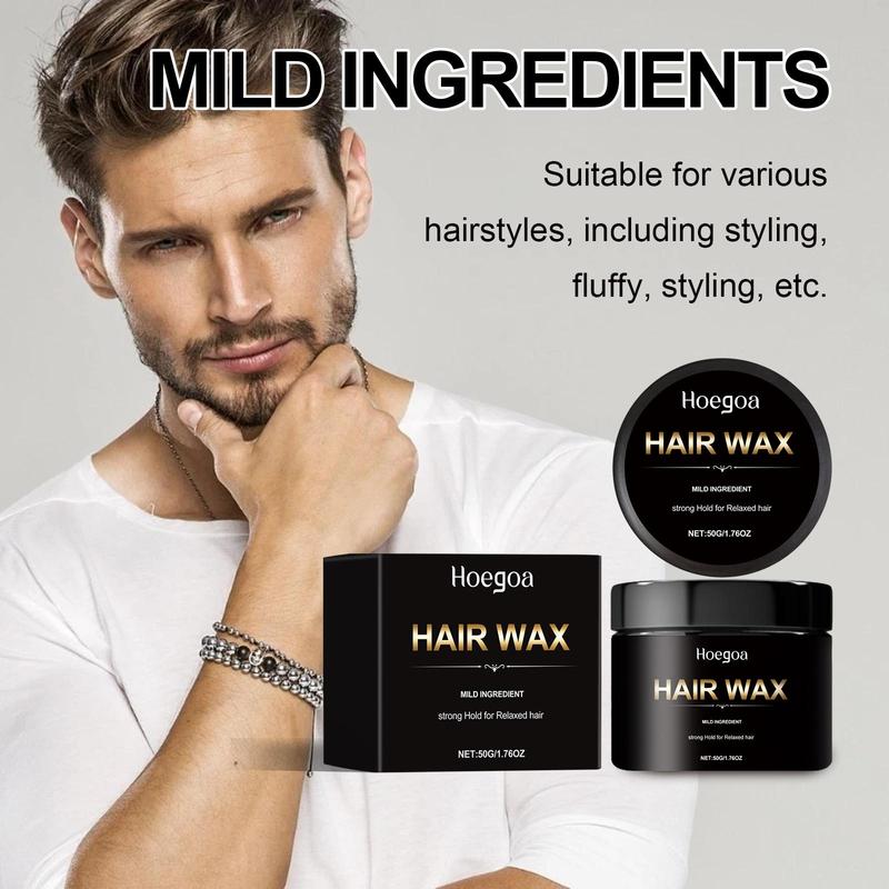 Hair Wax, Hair Styling Gel for Men, Long Lasting Hair Styling Gel, Deeply Moisturizing Hair Care Product for Men & Women