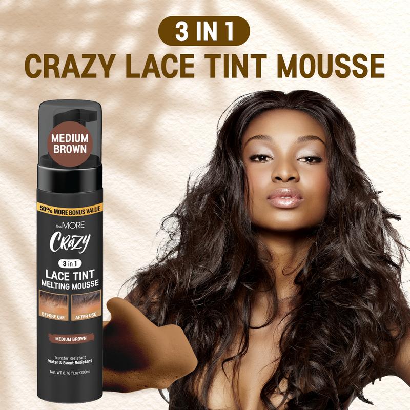 TheMORE Crazy 3 in 1 Lace Tint Mousse for Lace Wigs