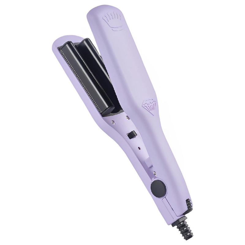 Rovy Wave Curling Iron -  Crimper with 2 Barrels, Fast Heating,  Ceramic Wand for Deep Waves. Perfect for Stunning Styles