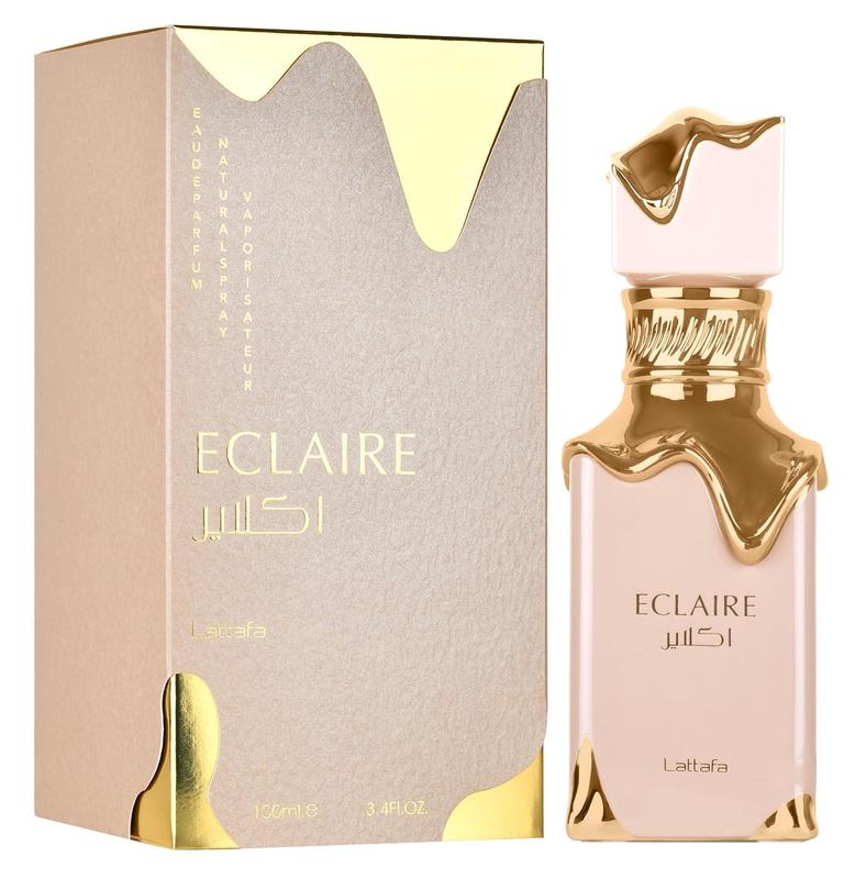 Lattafa Eclaire Eau de Parfum Spray for Women, 3.4 Ounce