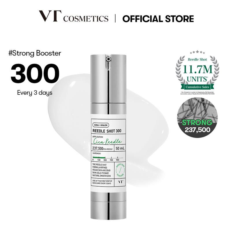 [Official VT Cosmetics] Reedle Shot 100, 300, 700 | Exosome, Centella Asiatica | Microneedling Serum Mild, Strong booster to Intensive Spot Care