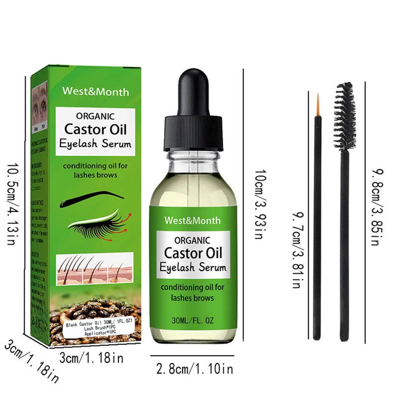 Organic Eyelash Oil, Natural Eyelash Strengthen Serum, Eyelash Serum