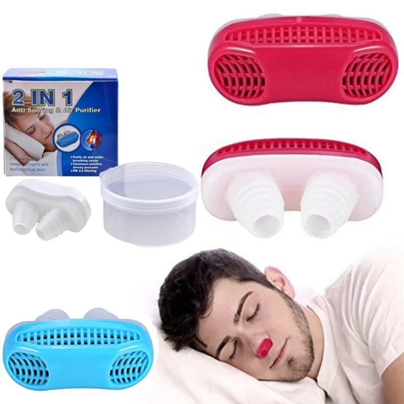 2 in 1 Anti Snoring Device, 3 Counts set Nose Clip To Help Stop Snoring, Reduces Snoring, Sleep Aid Helper, Skincare Tools for Men & Women