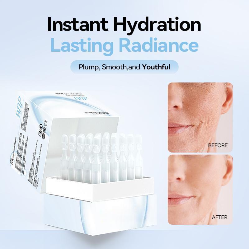 WNP Ultra-Hydrating Serum | 3% Hyaluronic Acid Glass Skin Single-Use Vials Skincare Comfort