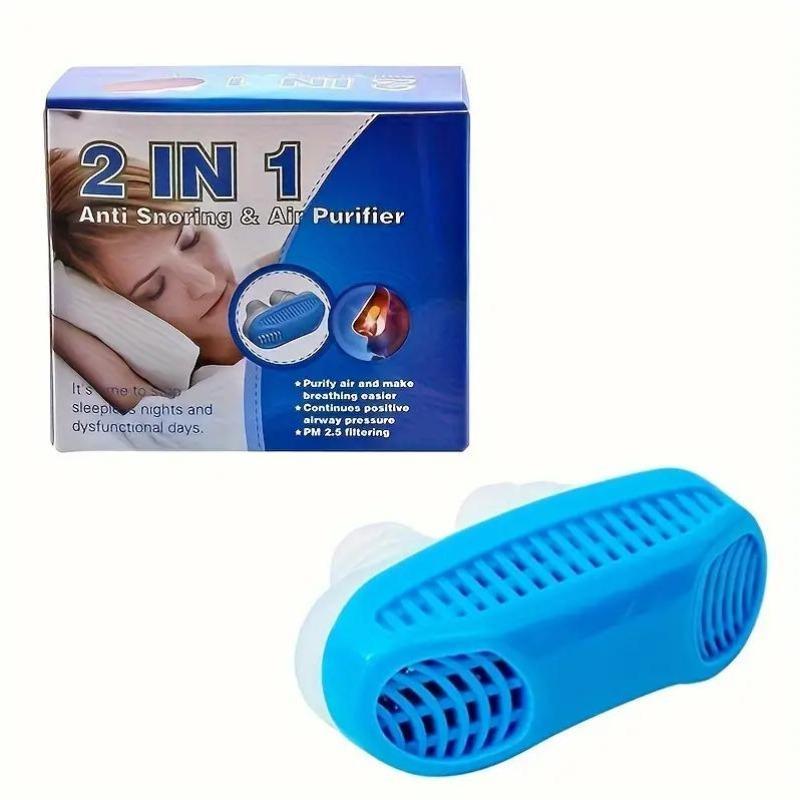 2 in 1 Anti Snoring Device, 3 Counts set Nose Clip To Help Stop Snoring, Reduces Snoring, Sleep Aid Helper, Skincare Tools for Men & Women