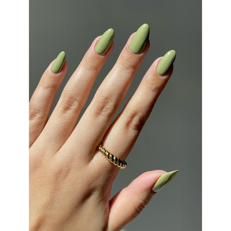 Taurus - Dusty Matcha Green Creme Nail Polish