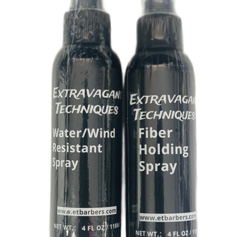 Water Resistant and Fibers Hold Combo Spray for Haircare