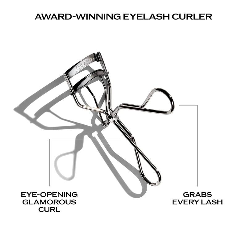 Shiseido Eyelash Curler #213  Curls Lashes for Perfect, Eye-Framing Fringe - Gentle & Safe - Includes Replacement Pad eyelash curler eyelash separator