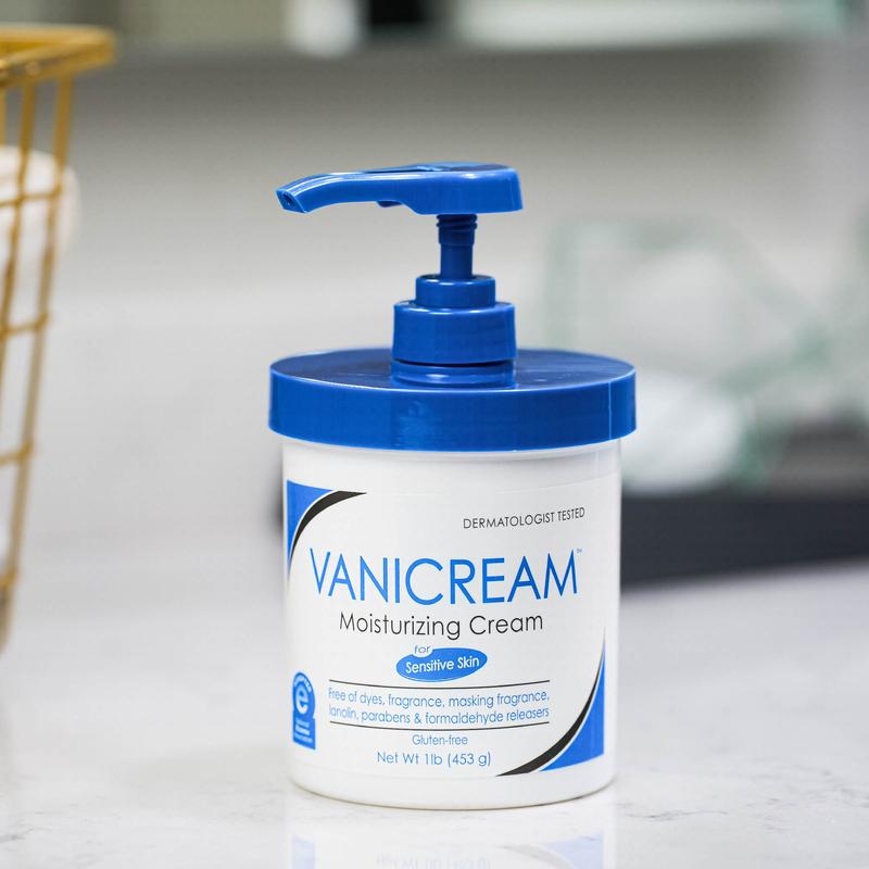 Vanicream Moisturizing Cream with Pump, Fragrance Free Moisturizer