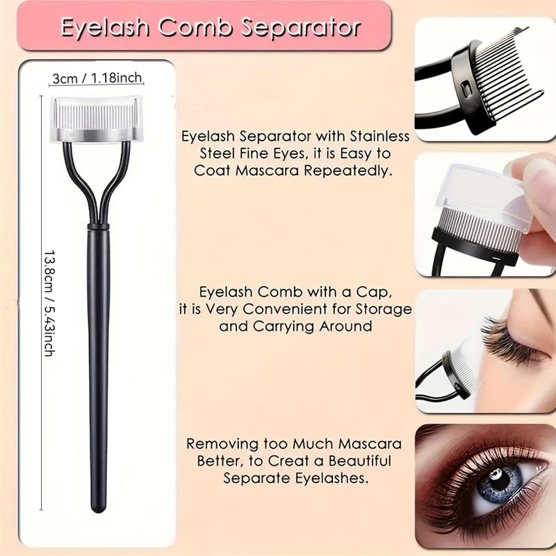 Eye Makeup Tool Set, 13pcs set Eyelash Curler & Eyelash Brush & Eyebrow Brush & Curler Replaceable Pad, Professional Makeup Tools for Women