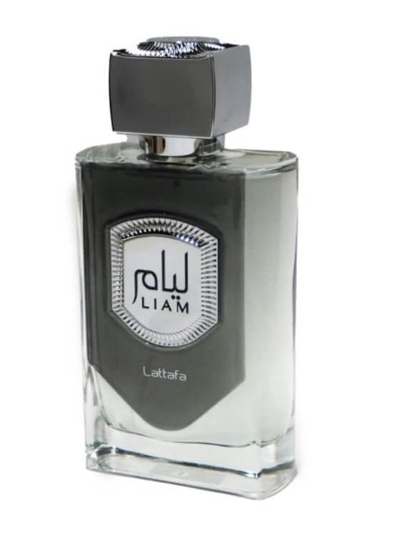 Lattafa Liam Grey Eau de Parfum Spray for Unisex, 3.4 Ounce