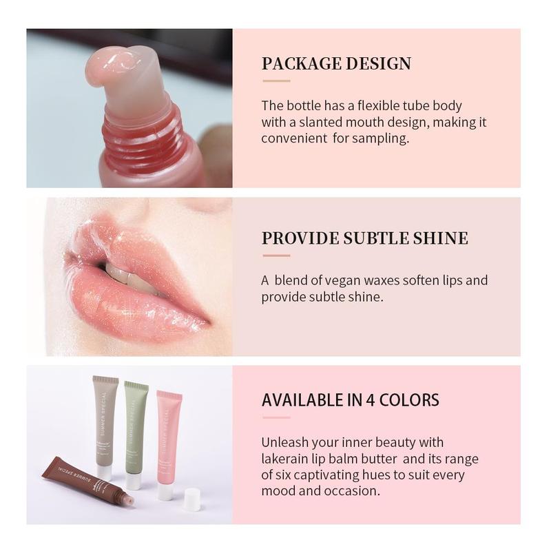 Moisturizing Lipstick Set, 4 Counts set Hydrating Lip Oil & Gloss Lip Balm, Daily Use Lip Color Pigment, Perfect Lip Care Products