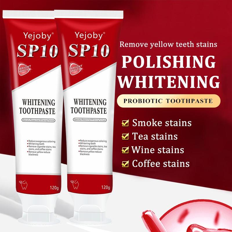 [Upgraded Version] SP-10 whitening Toothpaste, Super sp10 brightening Oral probiotic, sp 10 Bright White Toothpaste for Stain Removing, Fresh Breath & Teeth Health Whitening Solution Effect is better than SP-7 and SP-8,SP-6 SP-4 sp-6 sp8 sp6 sp4 SP-10