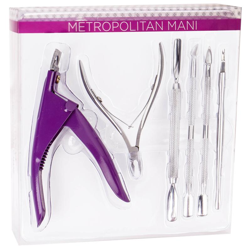 SHANY Premium Manicure-Pedicure Tool Set - All in one Nail Care Kit Stainless Steel Nail Edge Cutter, Cuticle Clipper, Cuticle Pusher, Double Edged Nail Scrapper Trimmer and Cleaner.