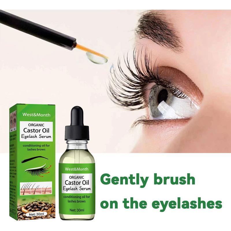 Organic Eyelash Oil, Natural Eyelash Strengthen Serum, Eyelash Serum