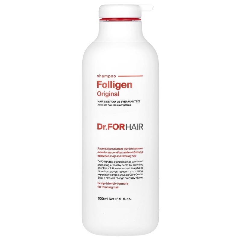 Dr.ForHair Folligen Shampoo, Original, 16.91 fl oz (500 ml)