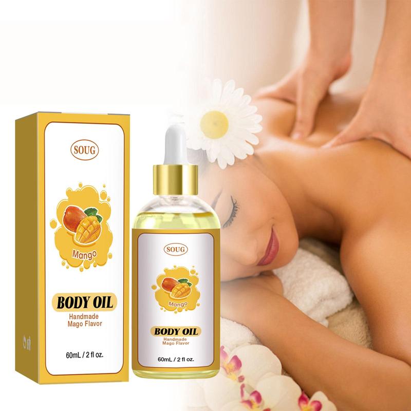 Mango Body Care Oil, 1 Box 2 Boxes Moisturizing & Nourishing Body Massage Oil for Dry Skin, Body Care Oil for Women & Men