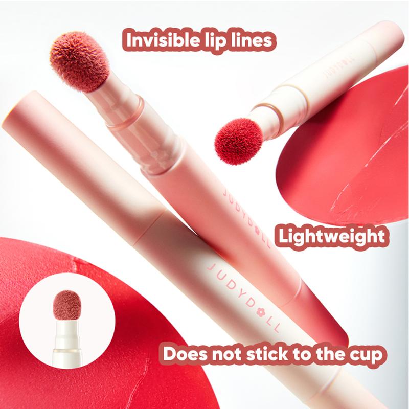 Judydoll Cushion Lip Powder Cream, Matte Lip Glaze Lip Mud, Waterproof Long-lasting Moisturizing , Not Easy To Fade, Non-stick Cup Lip Gloss Cosmetics Makeup Lip Care - The Perfect Birthday Gift Holiday Gift