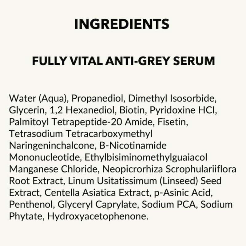 FullyVital Anti-Gray Hair Serum with Fo-Ti and Antioxidants Haircare Comfort