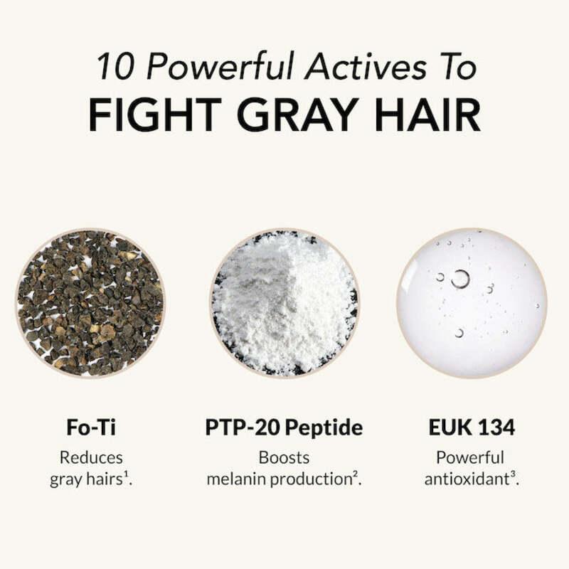 FullyVital Anti-Gray Hair Serum with Fo-Ti and Antioxidants Haircare Comfort