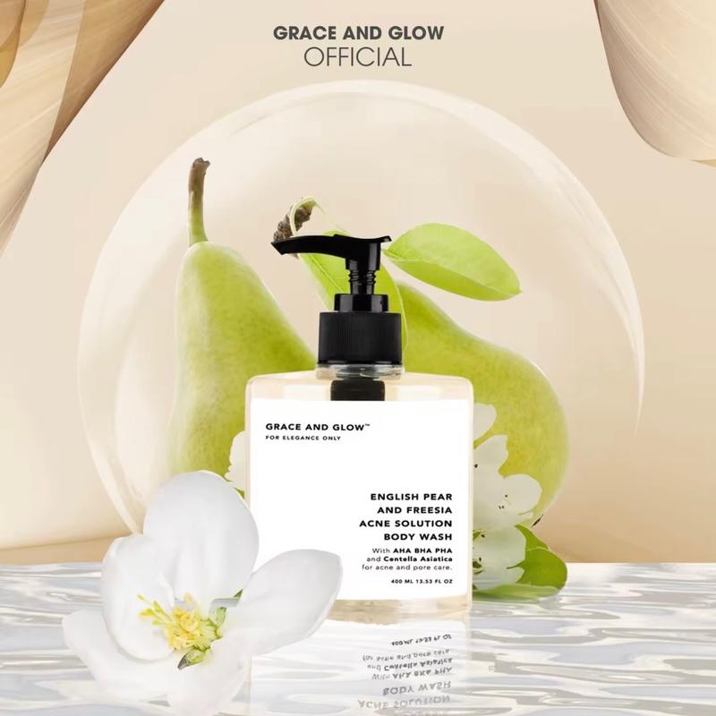 Grace and Glow: English Pear and Freesia Acne Solution Body Wash