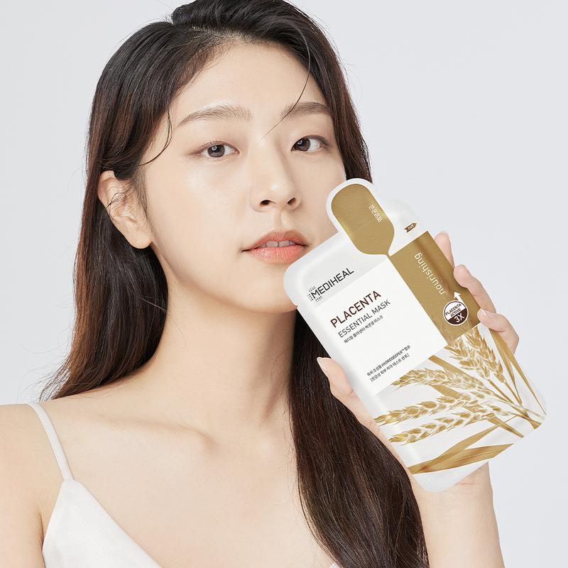 MEDIHEAL OFFICIAL Placenta Essential Mask - Moisturizing Sheet mask