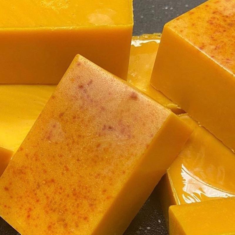 100g Turmeric & Kojic Acid Soap, Handmade Soap For Body Wash Face Cleansing Soap