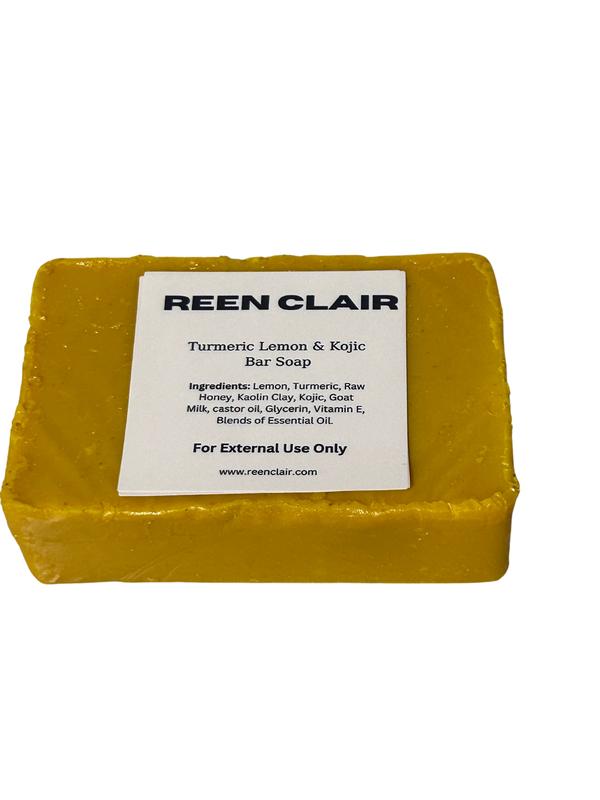 Turmeric Lemon & Kojic Bar Soap for Clear, Glowing, and Healthy-Looking Skin