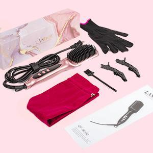 Hair Straightener & Smoothing Brush Heated Straightening Brush | QF-S200 |