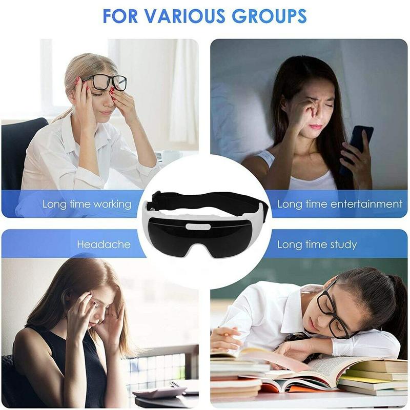 Eye Massager with Heat and Balloon Massage That Most Similar to Body Massage Vibration with Massage and