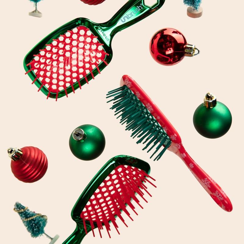 FHI Heat UNbrush Mini Detangling Hair Brush - Holiday Limited Edition