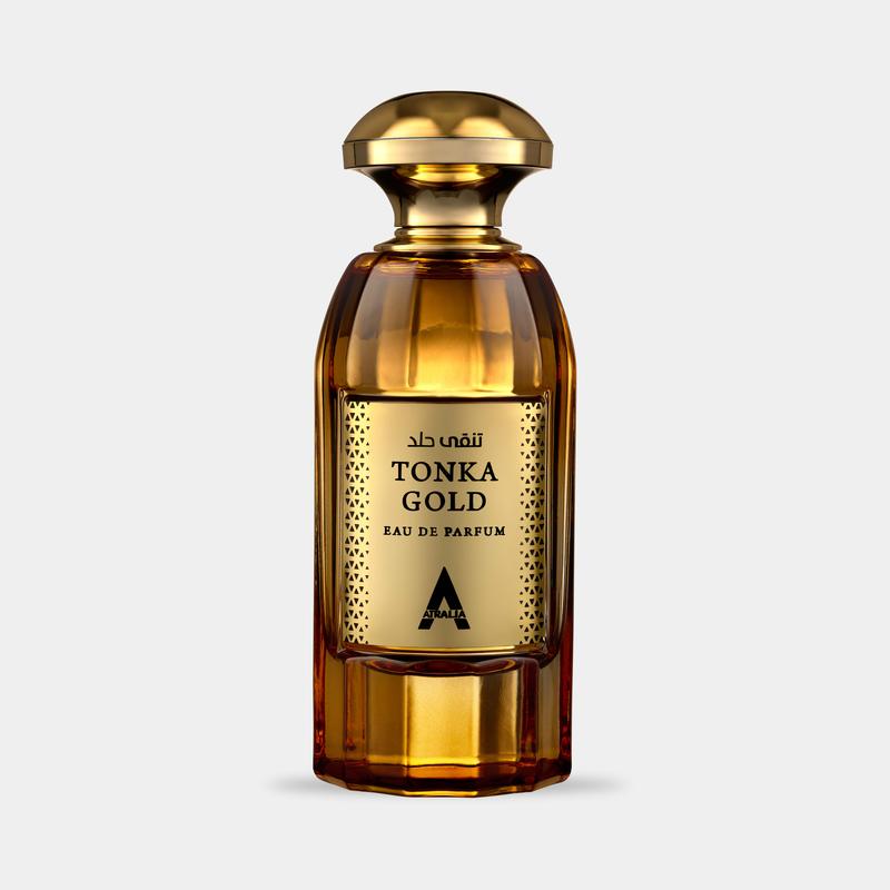 Atralia Tonka Gold Arabian Unisex Fragrance - Long Lasting Floral and Fruity Scent - 100ml