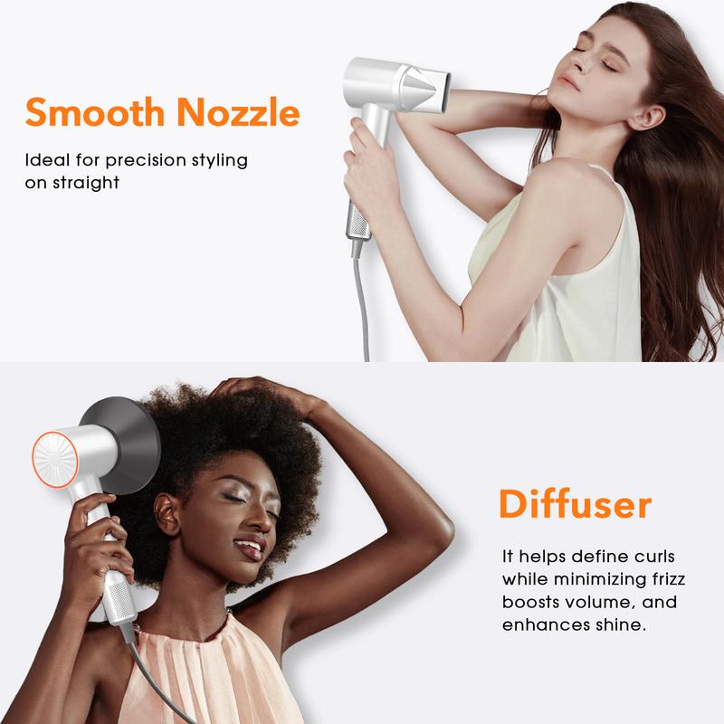 Salon-Quality Hair Dryer,Negative Ionic Hair Dryer,Precision Constant Temperature,Fast Drying,Home, Travel,Styling Tools,Gift hair blower blow dryer negative ionic