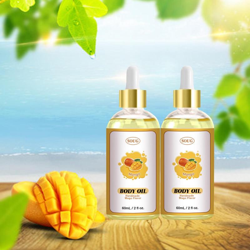 Mango Body Care Oil, 1 Box 2 Boxes Moisturizing & Nourishing Body Massage Oil for Dry Skin, Body Care Oil for Women & Men