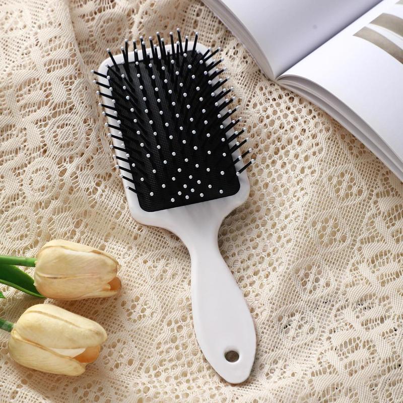 Flower Pattern Hair Brush, Anti-static Hair Comb, Scalp Massage Comb, Curly Hair Detangling & Styling Tool for Women & Girls