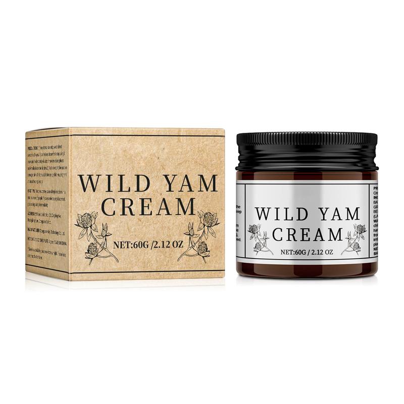 Wild Yam Skin Cream, Natural Relief for Menopause Dry Skin, Menopause Botanical Balancing Body Cream, Skin Care Product for Women and Men