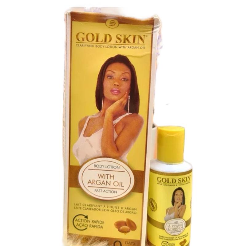 Gold Skin Clarifying Body Soap with Argan Oil for Moisturized and Improved Skin - Body Care, Comfort