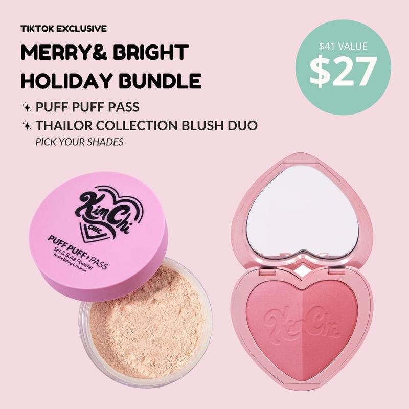 Merry & Bright Holiday Bundle - Puff Puff Pass & Thailor Collection Blush Duo