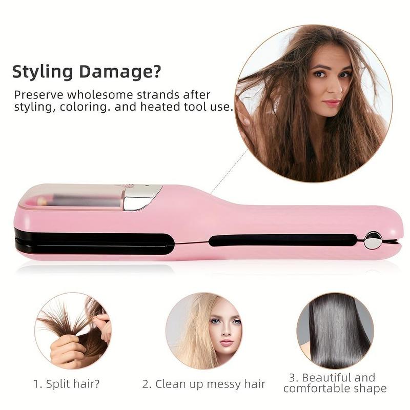 Portable Electric Hair Trimmer, 1 Box Hair Split Ends Trimmer, Rechargeable Hair Split End Clipper for Split Ends Damaged, Professional Hair Trimmer for Home & Travel