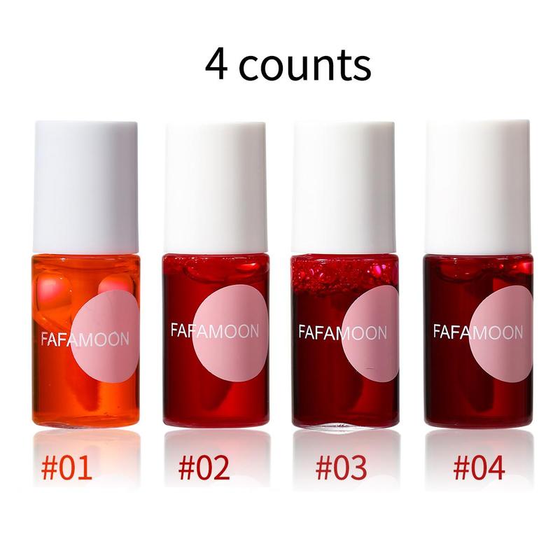 Long Lasting Lawless Lip Gloss, 4 Counts set Easy Coloring Lip Sticks, Moisturizing Lipstick Suitable for All Occasions Lip Makeup, Daily Makeup, Fall Gift, Pennywise Makeup, Christmas Gift