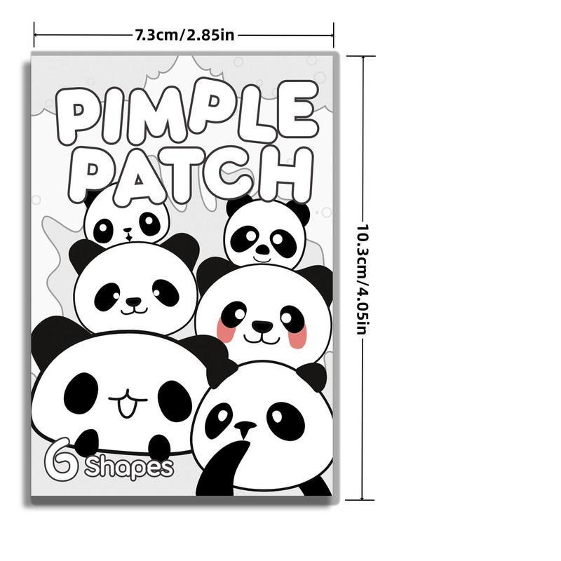 Panda Pattern Pimple Patch, 120pcs box Hydrocolloid Spot Marks Blemishes Covering Solution, Gentle on Skin, Easy to Use, and Waterproof, Christmas Gift