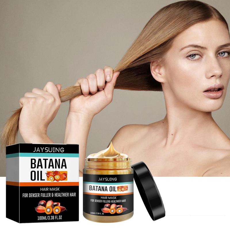 Batana Oil Hair Care Cream (100ml), Hair Moisturizing and Conditioning Hair Mask, Hair Care Product for Dry & Damaged Hair, Christmas Gift