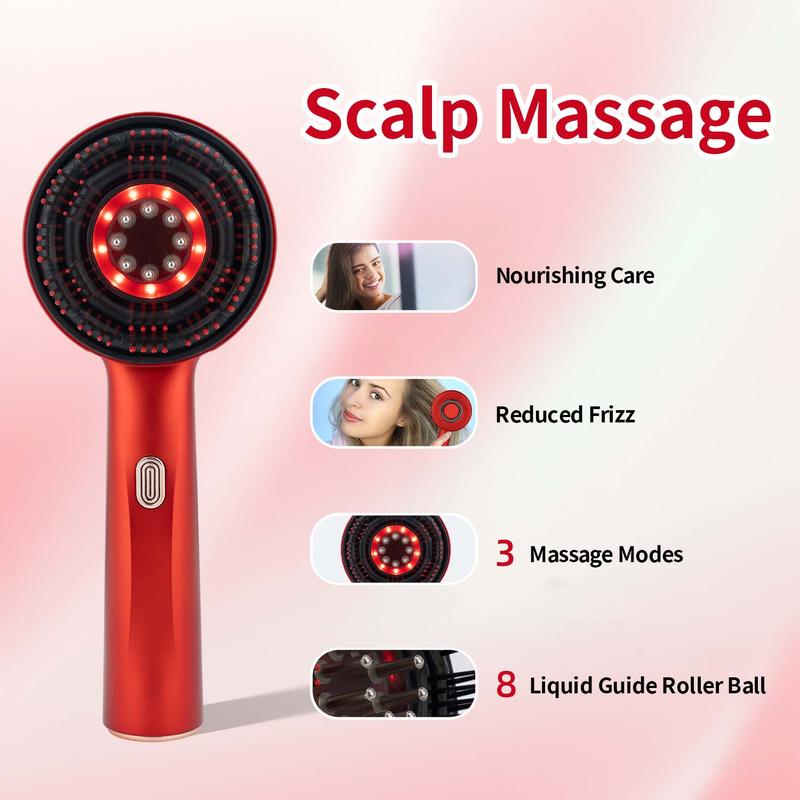 Scalp Massaging Brush, Cordless Electric Hair Deep Scalp Massager for Muscle Relax