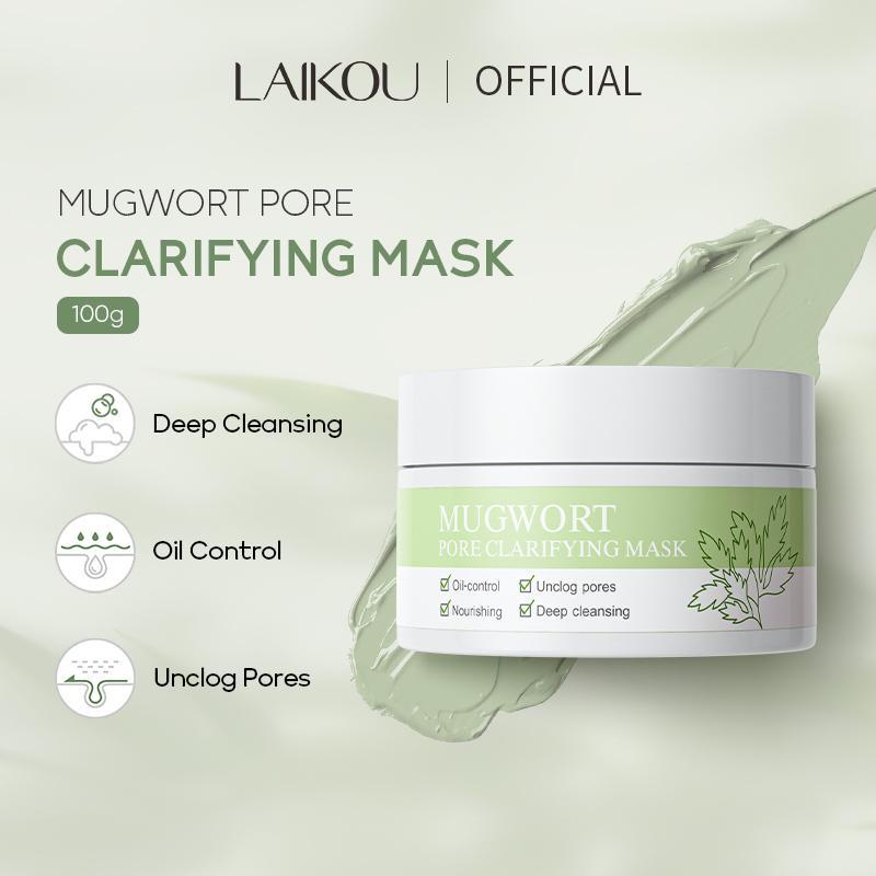 Centella Asiatica Extract Clay Mask, Deep Cleansing & Moisturizing Facial Mud Masks, Facial Skin Care for Women & Men