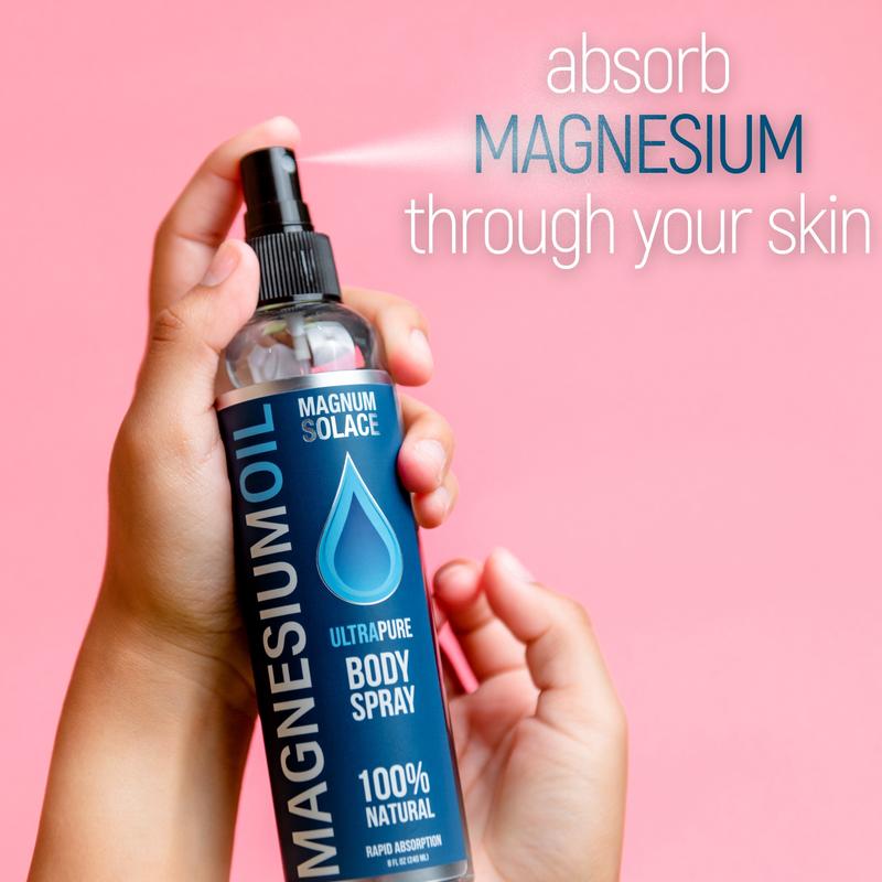 Magnesium Oil Spray Mist - Apply to legs and feet at night