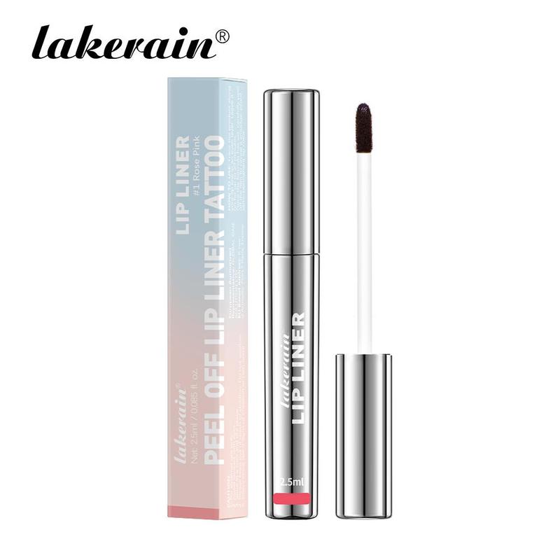 Peel-Off Lip Liner - Waterproof Lip Stain for Precise and Quick Lip Makeup, Ideal natural lip liner Matte Vintage Contour Lipliner, Flawless Cosmetic