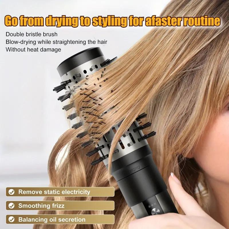 Professional 6 in 1 Hair Dryer   Hair Styler   Curler  Straightener Brush, Multifunctional Hot Air Comb - 110, 000 RPM High-Speed, Fast Drying