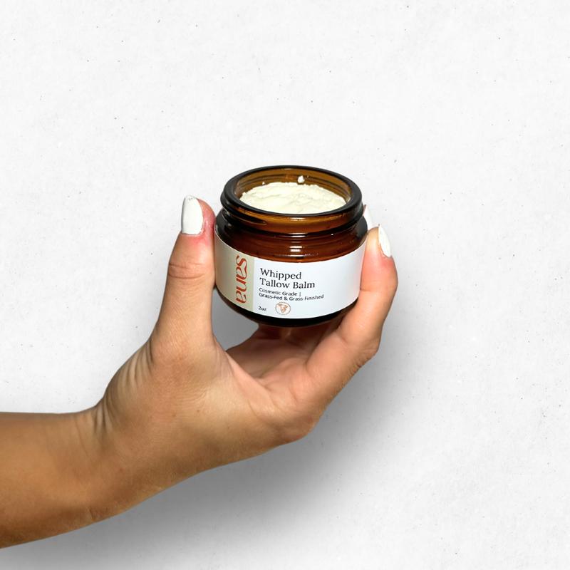 Sana Cosmetic Whipped Tallow Balm- Soothe, Relief, and Hyrdate Skin Naturally