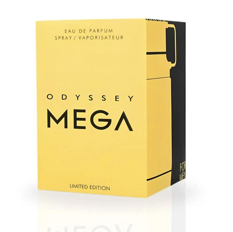 ARMAF Odyssey Mega Eau De Parfum Spray For Men Limited Edition 3.4 Oz   6.8 Oz