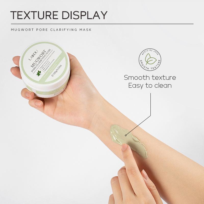 Centella Asiatica Extract Clay Mask, Deep Cleansing & Moisturizing Facial Mud Masks, Facial Skin Care for Women & Men